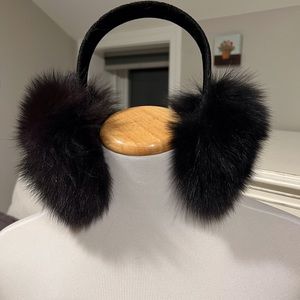 Brown Real Fur Ear Muffs